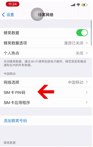 黄岩苹果14维修网分享如何给iPhone14的SIM卡设置密码 